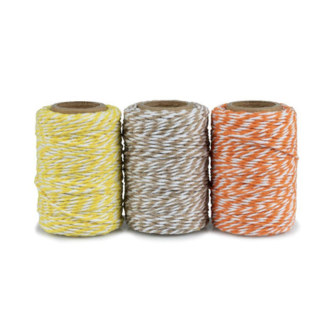 3 Twines Pack - Autumn Bakers Twine - 40m
