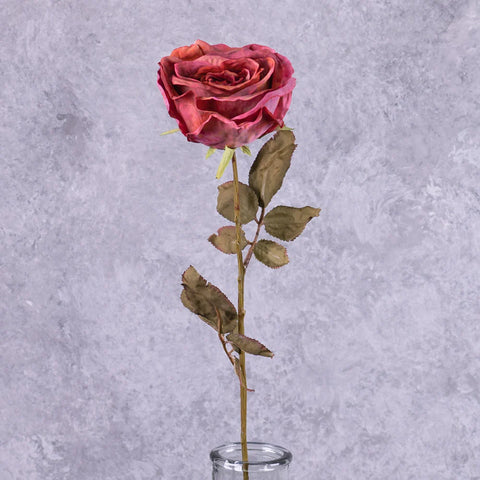 Garnet Red - Faux Rose Calista