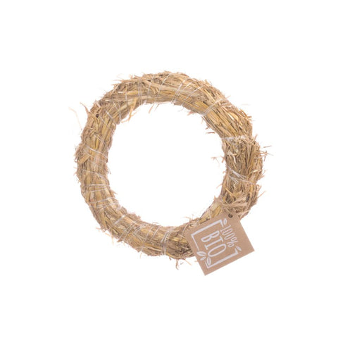 Straw wreath bio 25cm