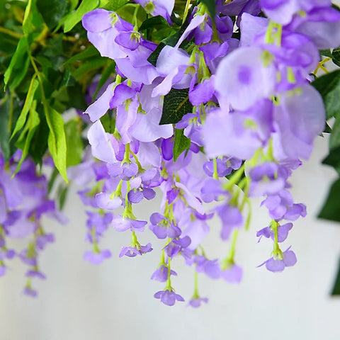2M - Purple Artificial Wisteria Garlands