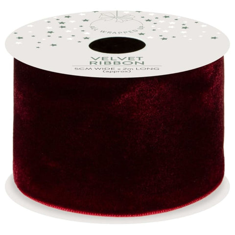 Velvet Ribbon 2m - Assorted