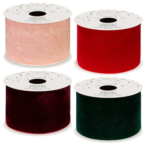 Velvet Ribbon 2m - Assorted