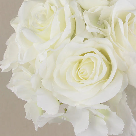 Pure White Bridesmaid Bouquet