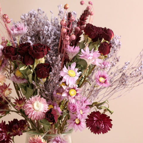 Summer Nights Dried Flower Bouquet