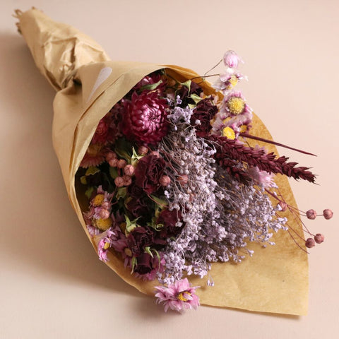 Summer Nights Dried Flower Bouquet